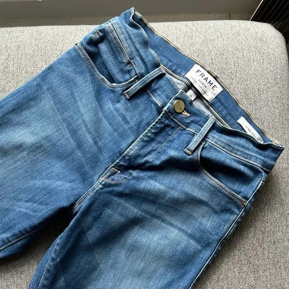 FRAME DENIM Le High Skinny Jeans Size 26 - Picture 4 of 6
